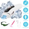 KOCASO Laser Hair Removal For Woman or Man Ice Cooling Permanent IPL Hair Remover Painless 999999 Flashes Lasting Hair Reduction for Armpits Legs