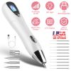 Skin Tag Removal Repair Kit Freckle Wart Mole Remover Pen with 9 Intensity Levels 10 Fine Needles 3 Coarse Needles