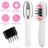 Electric Scalp Massage Comb Micro-current Hair Brush Handheld Head Scratcher Massager Hair Oil Applicator with Vibration Micro-Current Mode Red & Blue