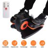 Under Desk Elliptical Machine Seated Pedal Exerciser Leg Foot Trainer Stepper Exerciser with 5 Speed Levels 3 Auto Modes LCD Monitor
