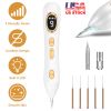 Skin Tag Remover Pen with LED Light 9 Intensity Gears Cordless Rechargeable Skin Tag Removal Kit Intended for Common Warts Mole Skin Tags