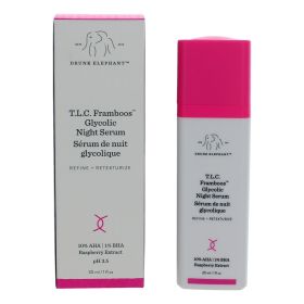 T.L.C Framboos by Drunk Elephant 1 oz Glycolic Night Serum Raspberry Extract