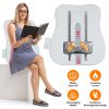 Shiatsu Back Massager 3D Deep Tissue Kneading Massage Pillow Cordless USB Rechargeable with 3 Massaging Modes 2 Heating Levels 10Mins Auto-Off for Bac