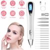 Skin Tag Removal Repair Kit Freckle Wart Mole Remover Pen with 9 Intensity Levels 10 Fine Needles 3 Coarse Needles