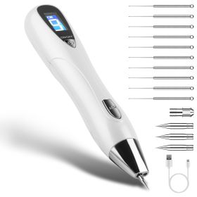 Skin Tag Removal Repair Kit Freckle Wart Mole Remover Pen with 9 Intensity Levels 10 Fine Needles 3 Coarse Needles