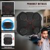 Sijian 2025 New Music Boxing Target Machine, Rhythmic Light Effects 9 Multi-Modes & 9 Speeds Bluetooth