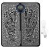 EMS Foot Massage Mat for Pain relief & Relaxation w/ 6 Modes 9 Intensity Levels. Electric Stimulation Massager Unit Rechargeable