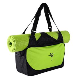 Multi-function Yoga Mat Tote Bag: Lightweight, Durable, Breathable Pouch[Green]