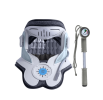 Air pump cervical traction. Inflatable cervical traction support, cervical neck balloon, arc traction neck stretching.