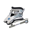 Air pump cervical traction. Inflatable cervical traction support, cervical neck balloon, arc traction neck stretching.