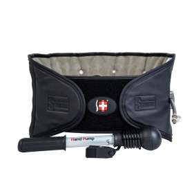 Hot compress massage, waist belt air traction pressure. Decompression sciatica lumbar traction PSYGAH9M