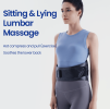 Waist massager, wireless waist relaxation with belt heating massage, constant temperature hot compress massage