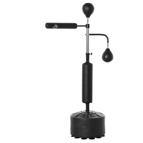 HOMCOM Punching Bag Training Center with Stand Heavy Duty Boxing Set.Reflex bag boxing or Kick Boxing