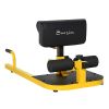 Soozier 3-in-1 Multi-functional Padded Push Up Sit Up Deep Sissy Squat Machine Yellow