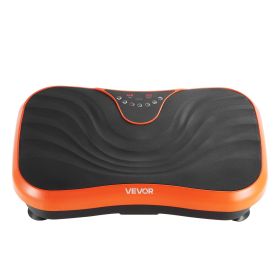 Vibration Plate Exercise Machine Whole Body Shaker Fitness Platform Orange VEVOR
