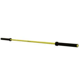 Soozier 7.2 ft Weight Bar, Olympic Bar with Rotating Sleeves, Non-Slip Knurling Grip, 1500 lbs Weight Capacity, Yellow