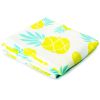 Muslin Swaddle Blanket Large 47x47 inch Pineapple Print Super Soft Breathable Bamboo Cotton for Newborn Infant Baby Receiving Swaddling Blanket Wrap B