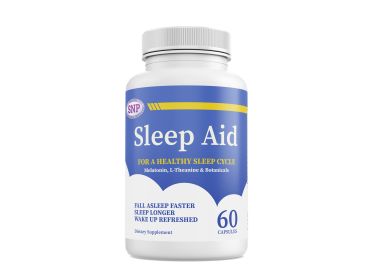 Sleep Aid 60 Contains Valerian Root, Lemon Balm, Chamomile Flower, Passion Flower, Melatonin