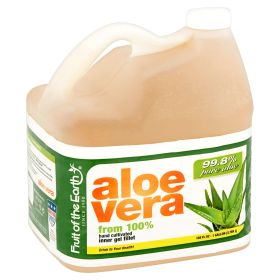 Pure Aloe Vera Drink – 128 fl oz, No Sugar or Additives, Supports Digestion and pH Balance