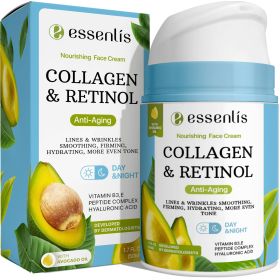 Face Moisturizer Collagen Cream Anti Aging Face Cream with Retinol Hylauronic  Acid Vitamin B Day & Night Anti Wrinkle Moisturizing Cream Unisex