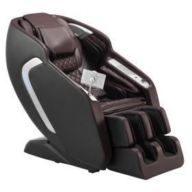 Massage Chair, 4D Full Body Zero Gravity Recliner with SL Track, Yoga Stretch, AI Voice Control, Heat, Foot Roller, Retractable Pedal VEVOR