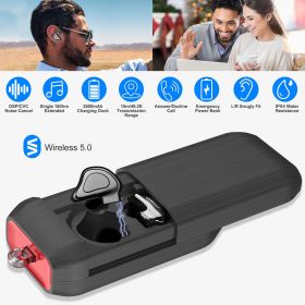 True Wireless Earbuds Wireless V5.0 TWS Headset Waterproof Stereo Earphone Charge Dock