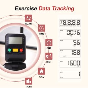Hartwares Magnetic Rowing Machine for Home, with 77 lbs High Resistance 16 Levels, LCD monitor tracks exercise data