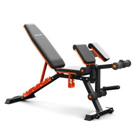 DAV Adjustable Preacher Curl Weight Bench With Leg Extension[Support for self-pickup face sheet, daily face sheet submission deadline 16:00]