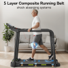 Walking Pad Treadmill Foldable Exercise Treadmill with Stable and Safe Structural Design, Large LED Display