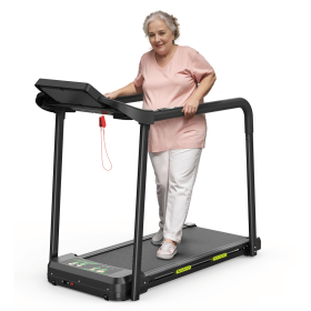 Walking Pad Treadmill Foldable Exercise Treadmill with Stable and Safe Structural Design, Large LED Display