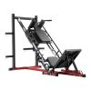VEVOR Leg Press Hack Squat Machine, Adjustable Leg Press Combo with Linear Bearing and Weight Storage, Lower Body Special for Home Gym