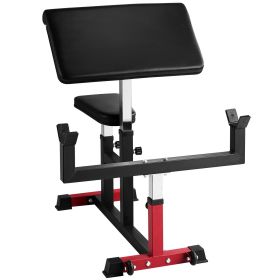 VEVOR Preacher Curl Bench – 440 lb Adjustable Biceps & Triceps Station