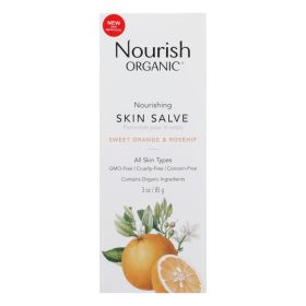 Nourish Organic Skin Salve - Organic - Sweet Orange And Rosehip - 3oz