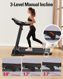 Folding Treadmill Fitness Walking Machine