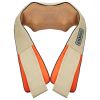 Neck Shoulder Massager Electric Back Cape with Heat Deep Tissue 3D Kneading Massage Tennessee Orange Strap
