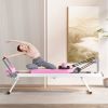 Pilates Core Bed - Yoga Studio: Eco-Silicone Leather covers a high-density sponge cushion. Minimal assembly.