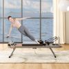 Pilates core bed, fold-able home high quality, yoga studio same commercial fitness equipment, black
