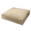 Yoga Meditation  Cushion, Large Floor Pillow of Plush Micro-velvet Jaxx Brio, Camel