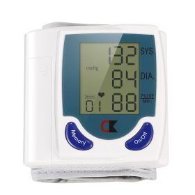 Blood Pressure Monitor Wrist Cuff Digital Blood Pressure Heart rate monitor with 60 Reading Memory