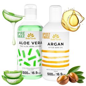 Bella Verde Pre & Post Brazilian Waxing Care Kit for Women & Men. Pack of 2 Pre and Post Wax Spray for skin Care for Brazilian smooth body