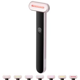 VEVOR Red Light Therapy Wand for Face, 7-Color LED Facial Wand Red Light Therapy Device with Heat Therapy| Micro-current Vibrating Massage