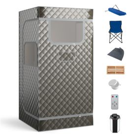 Portable Sauna Tent Room – Home Spa with Steam Generator, Remote Control & Full Accessories