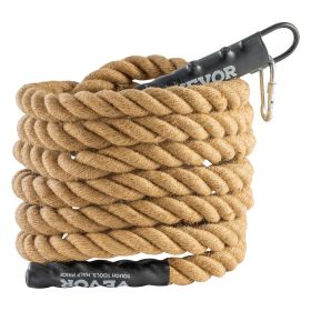 VEVOR 1.5"x 25FT Gym Climbing Rope Fitness Strength Training Rope Home Exercise