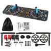 Push Up Board Home Strength Training Equipment With 15 Fitness Accessories Pilates Bar Resistance Band Roller Wheel Full Body Workout