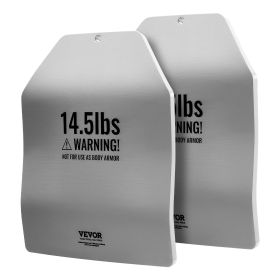 VEVOR Curved Weight Vest Plates – 2 × 14.5 lb Steel Plates for Strength Training
