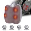 Shiatsu Back And Waist Massager With Heat Cordless Rechargeable Kneading Lumbar Lower Back Massage Pillow Portable Massager For Home Car Office GPCT54