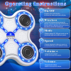 Four key boxing target-white body-white keys-blue light-black