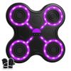Four key boxing target-black body-black keys-purple light-black. Smart Music Box, Boxing Training Target with Gloves