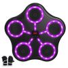 Five key boxing target-black body-black keys-purple light-black. UPGRADED BOXING MACHINE