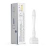 Micro needles Derm a Roller - Microneedling Stamp 0.25 mm, Micro Needle Skin Care Tool for Men and Women Home Use - White